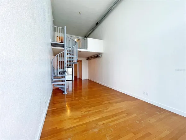 a view of a balcony with an ocean view