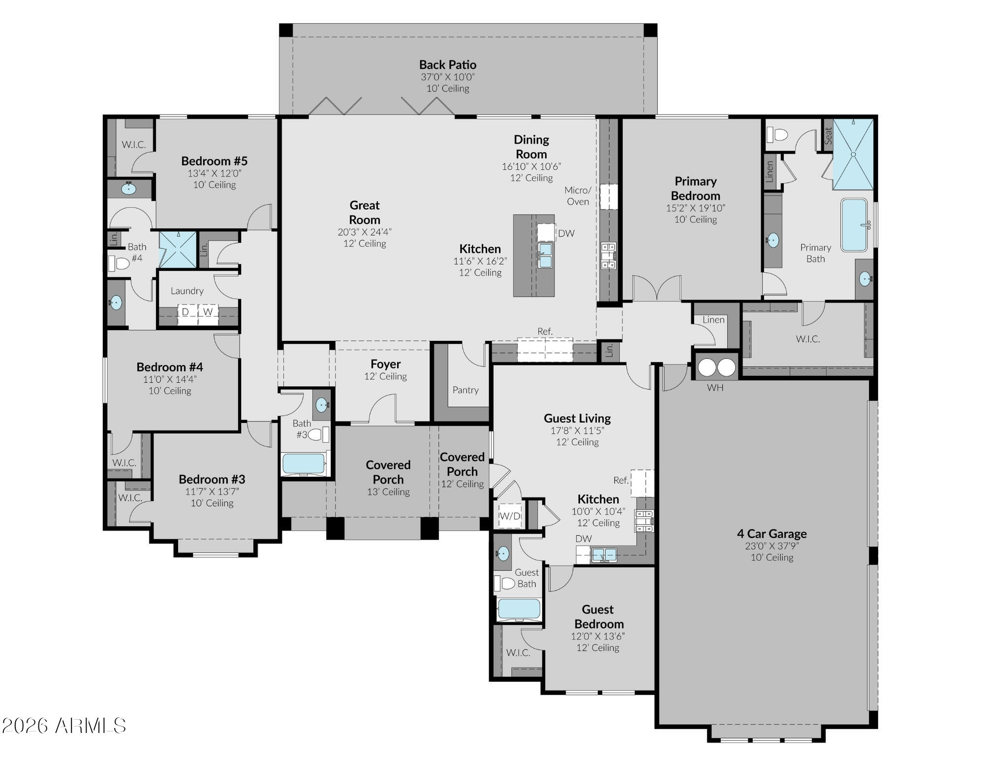 13929 East Montgomery Road Scottsdale, AZ 85262 - Photo 13 of 13 Floor Plan 3602
