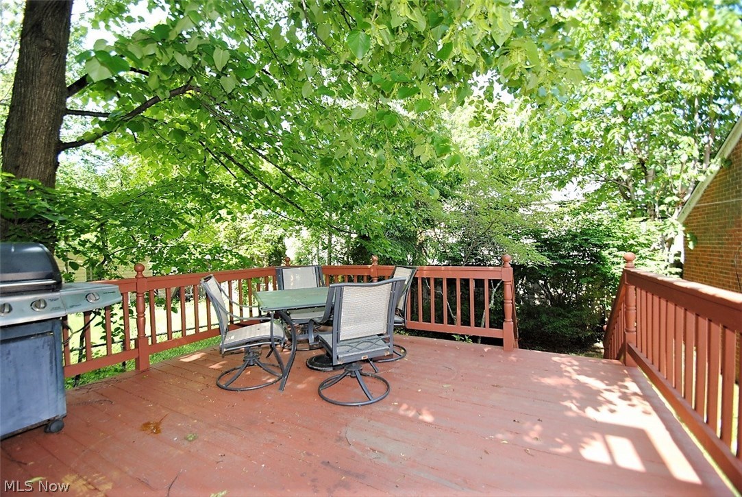 2555 Milton Road Cleveland, OH 44118 - Photo 14 of 14 Great deck off the family room.