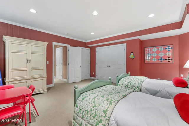 a view of a lake with mountain view