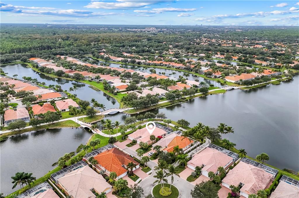 Gorgeous Aerial view of the property highlighting the amazing western lake views.