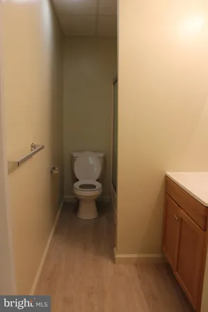 a bathroom with a toilet