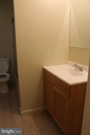 a bathroom with a sink and a toilet