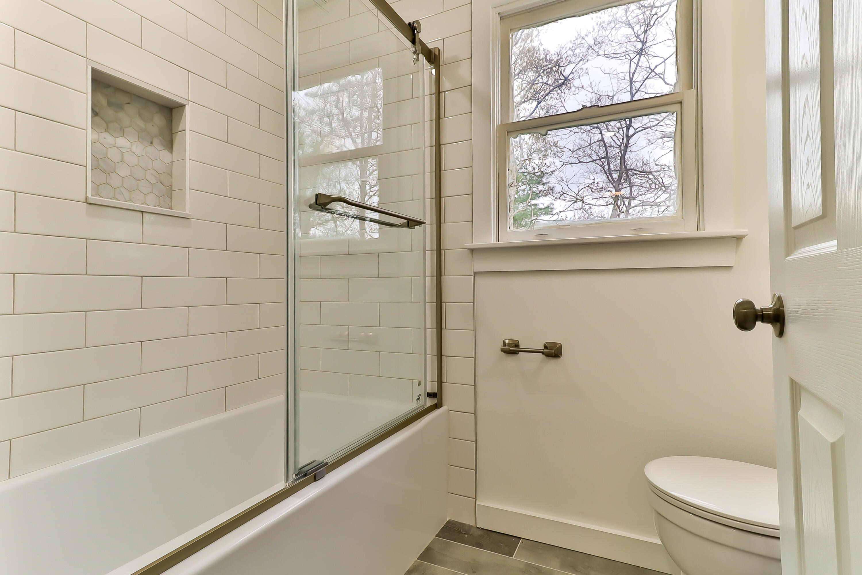 40 Richardson Road Centerville, MA 02632 - Photo 27 of 35 a bathroom with a granite countertop toilet a sink and bathtub
