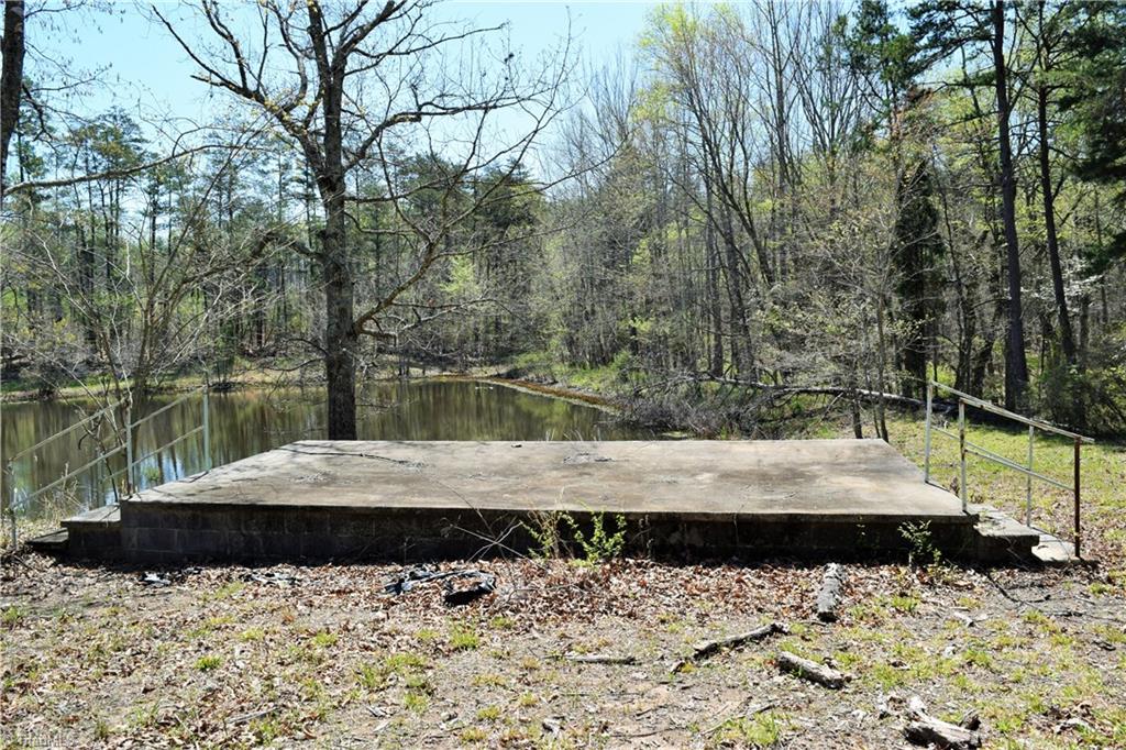 490 K Fork Road Madison, NC 27025 - Photo 15 of 30 Concrete Stage at Pond