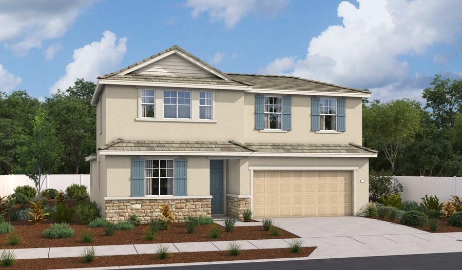 6304 Grazing Rnch Road Roseville, CA 95747 - Photo 1 of 1 a front view of a house with a yard and garage