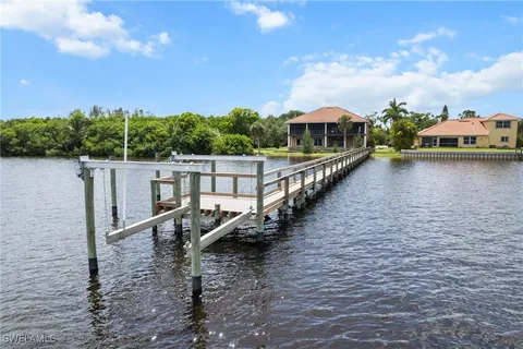 a view of a lake and outdoor space