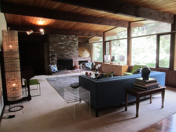 94 Conant Road Lincoln, MA 01773 - Photo 8 of 14 a living room with furniture and a fireplace