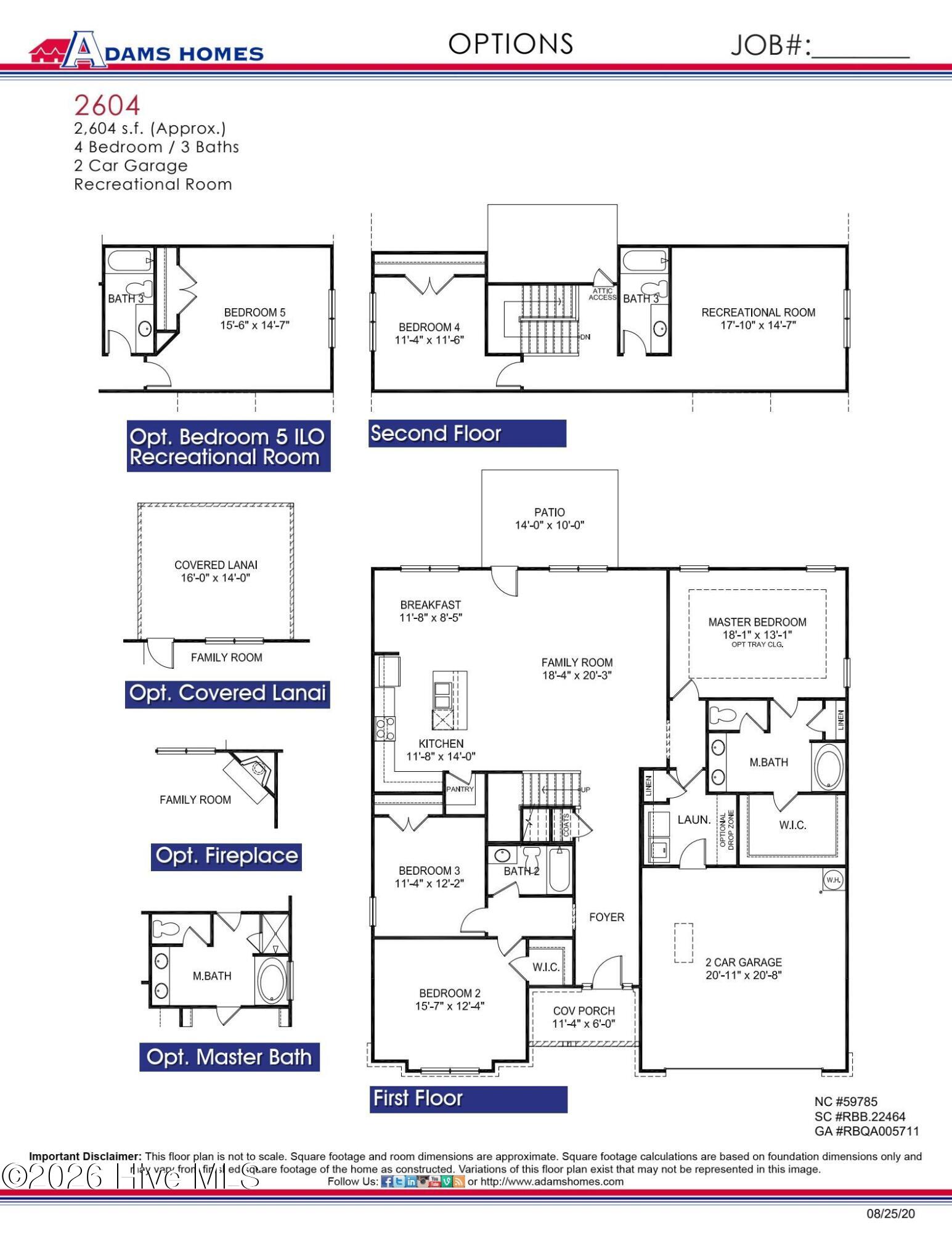 1060 Wood Crk Road Northeast Leland, NC 28451 - Photo 35 of 35 2604 Floor Plan