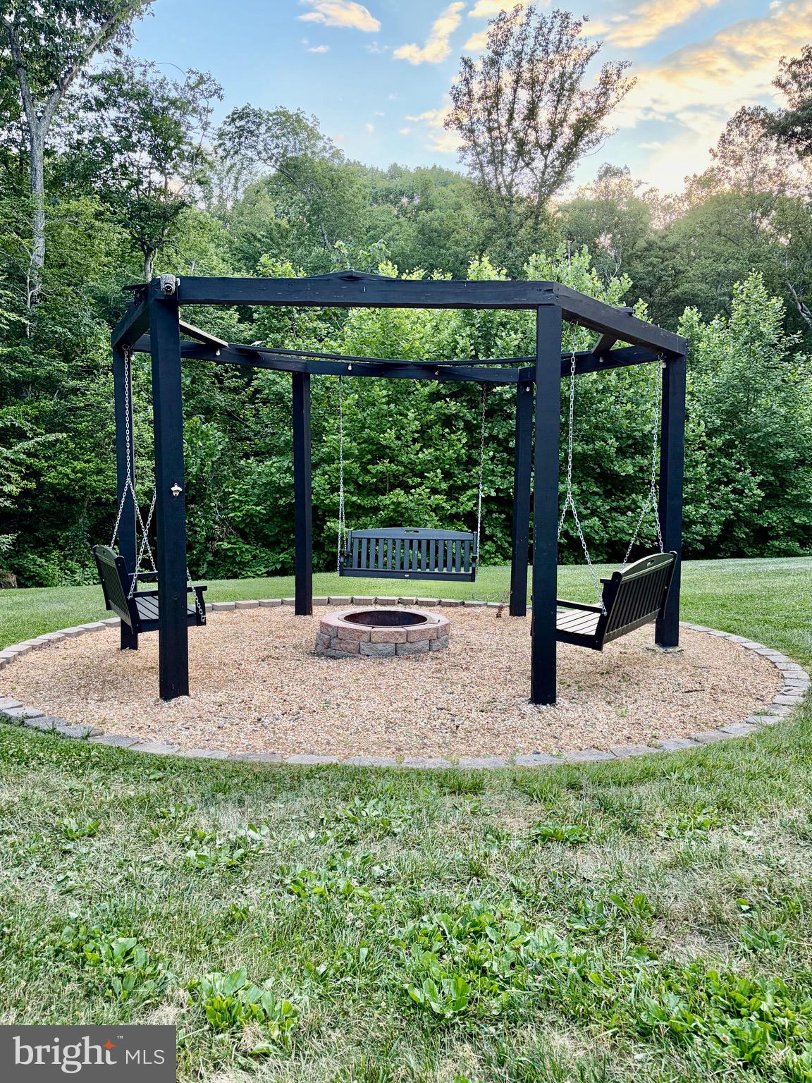 10834 Henderson Road Fairfax Station, VA 22039 - Photo 7 of 7 Firepit with swings