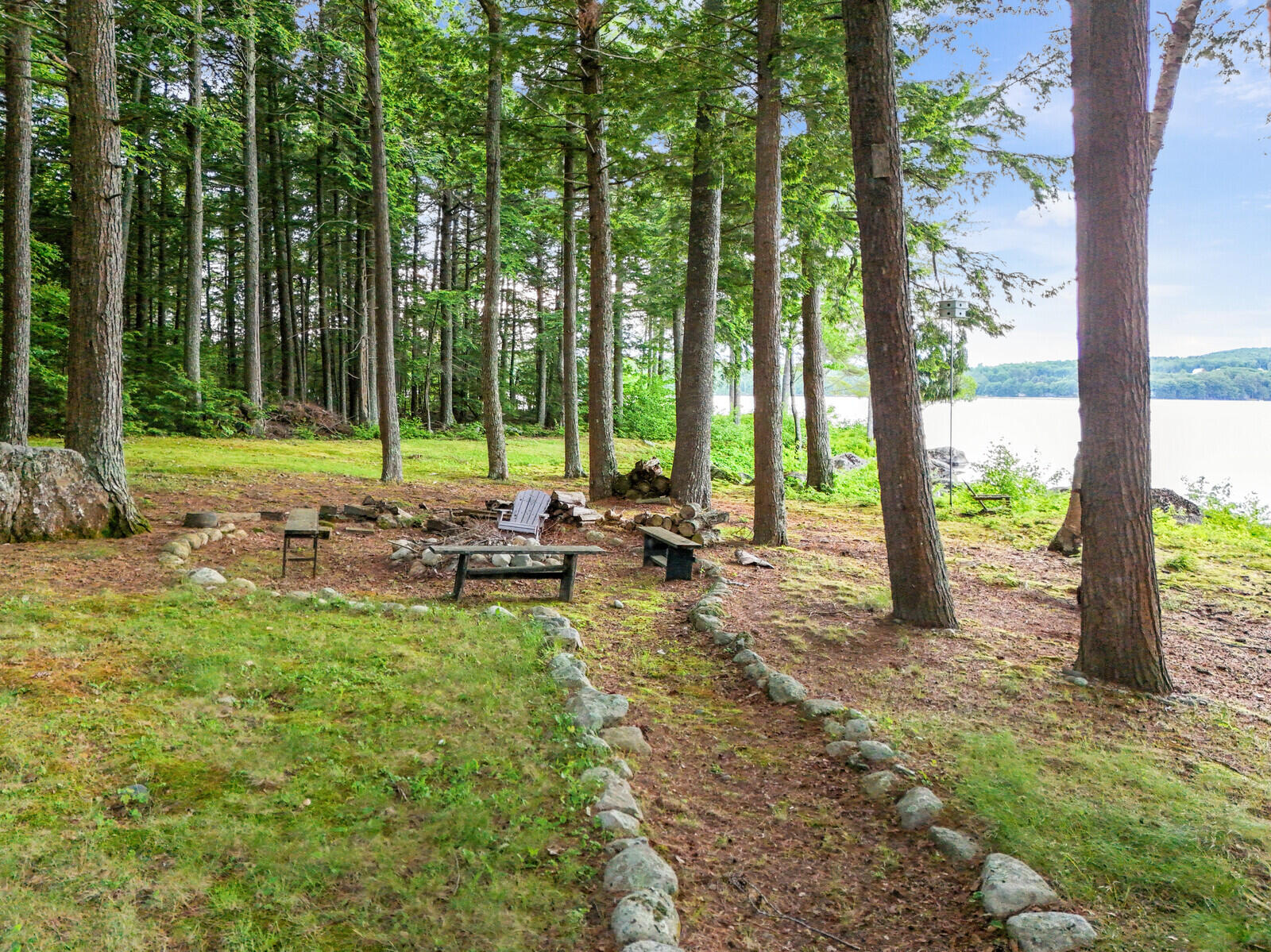103 Stony Point Road Belgrade, ME 04917 - Photo 65 of 73 LAKESIDE FIREPIT