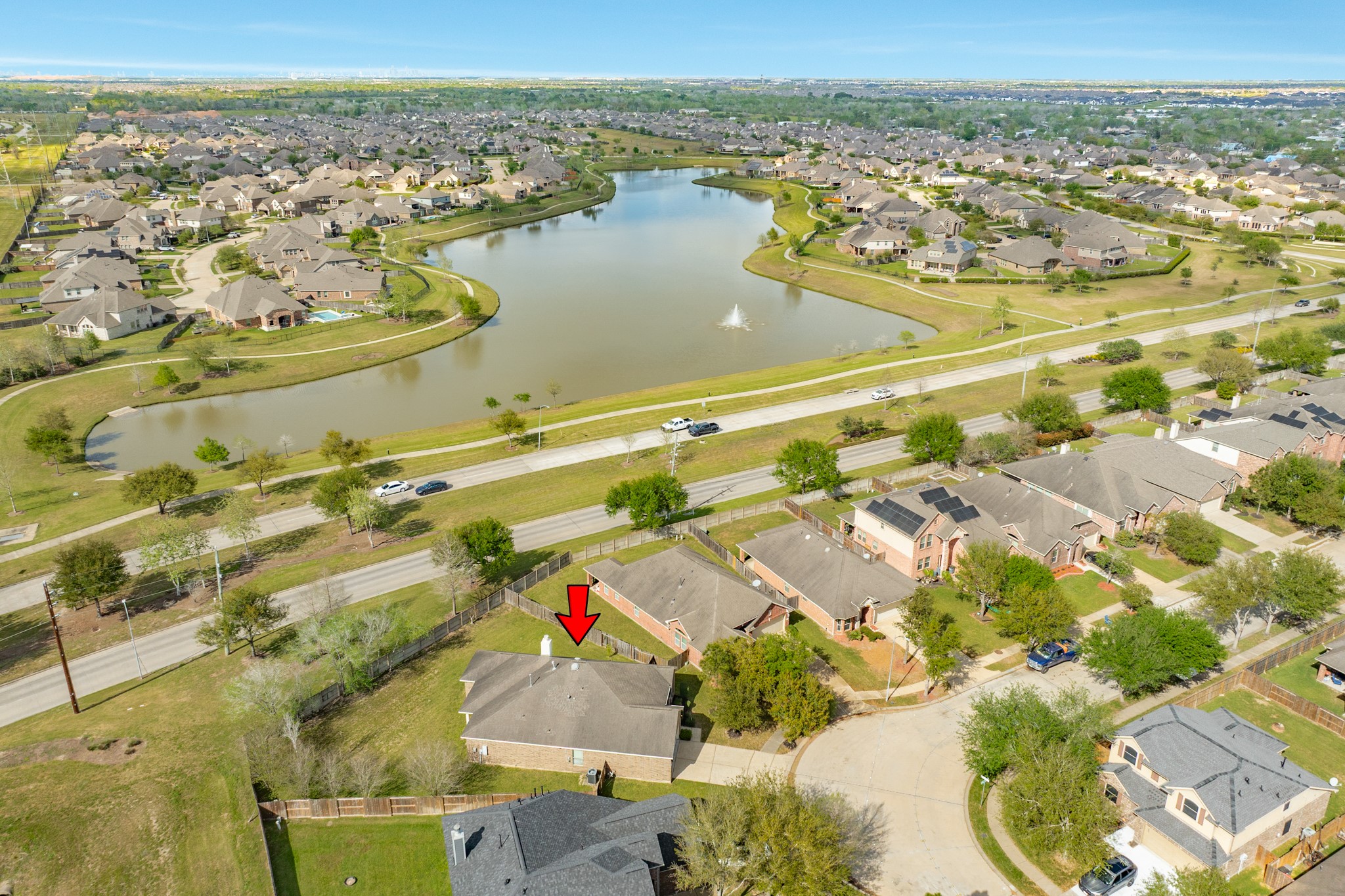 13417 Star Creek Lane Rosharon, TX 77583 - Photo 35 of 41 This aerial view showcases your new home's location, offering convenient access to Highway 6, S88, and the toll road.