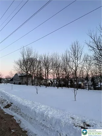 a view of snow covered with snow
