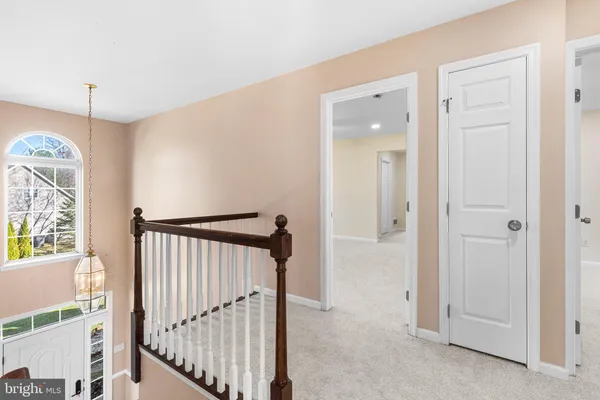 a view of a hallway with interior of the house