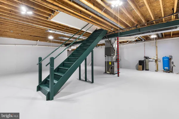 a view of storage and utility room