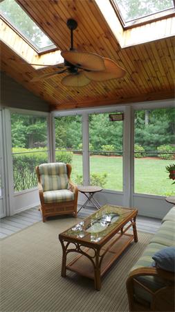 19 Carter Road Foxboro, MA 02035 - Photo 16 of 30 a living room with patio furniture and a floor to ceiling window