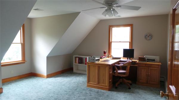 19 Carter Road Foxboro, MA 02035 - Photo 29 of 30 a view of a workspace with furniture and a window