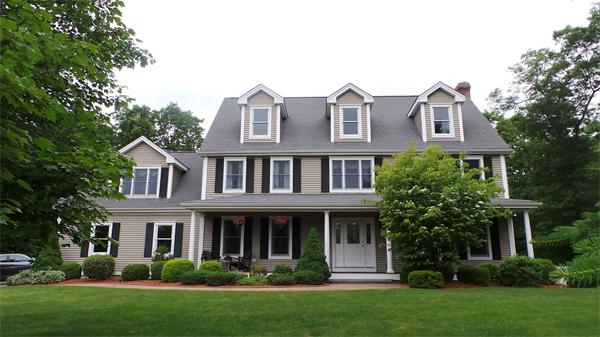 19 Carter Road Foxboro, MA 02035 - Photo 30 of 30 front view of a house with a yard