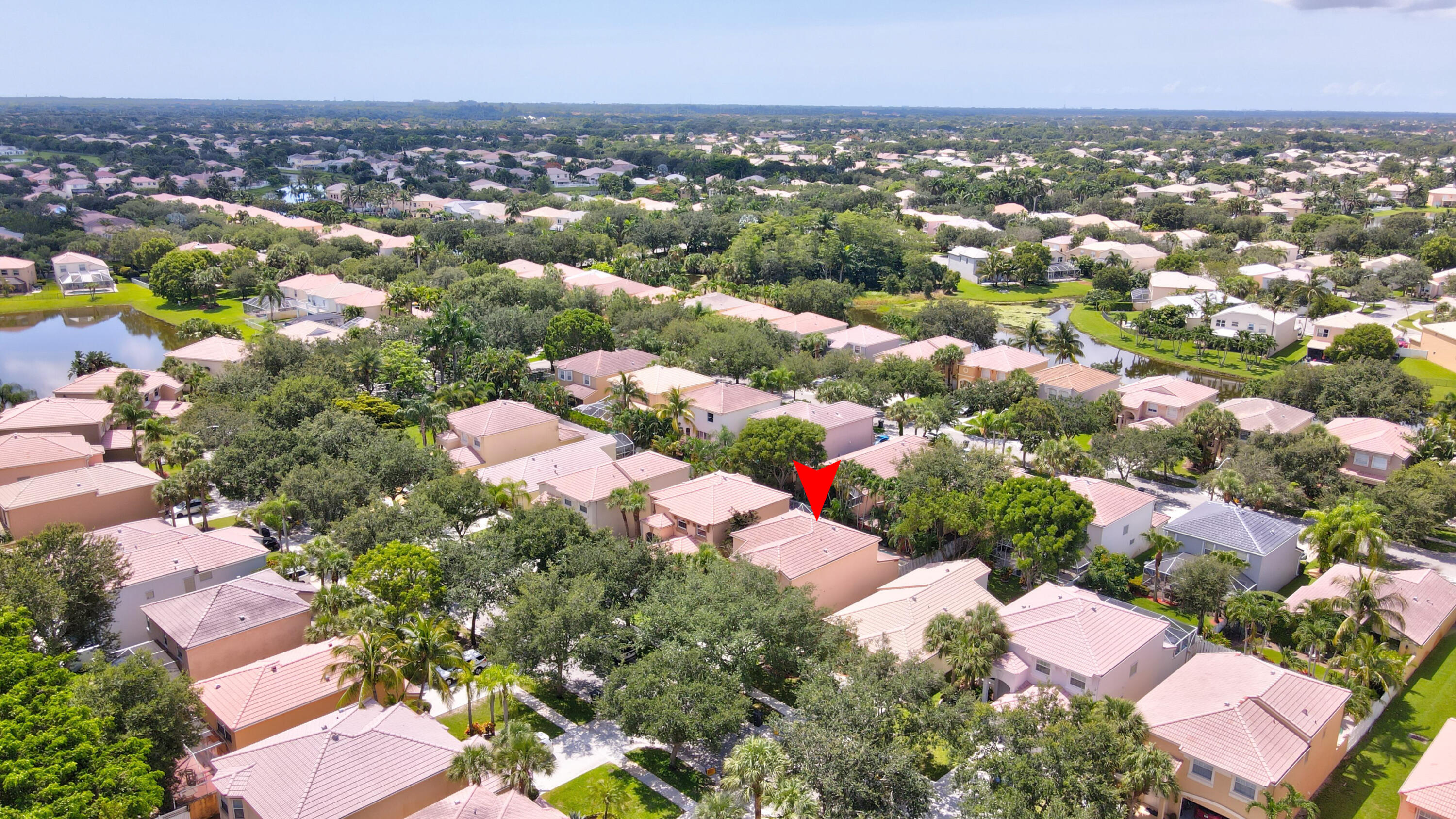7855 Oak Grove Circle Lake Worth, FL 33467 - Photo 36 of 40 an aerial view of multiple house