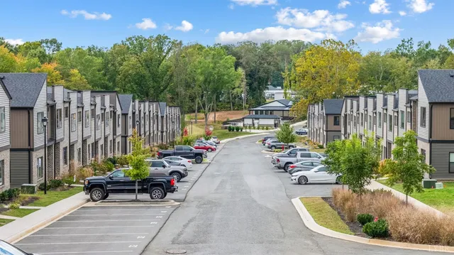 a view of a city with ocean view
