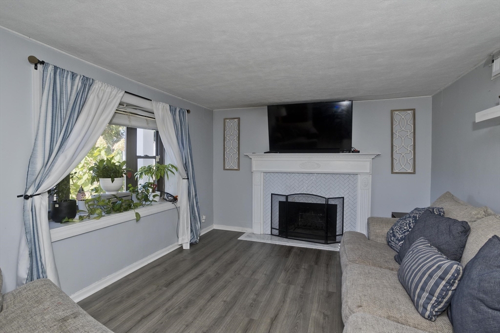 3 Fontaine Street Ludlow, MA 01056 - Photo 15 of 41 a living room with furniture a fireplace and a flat screen tv