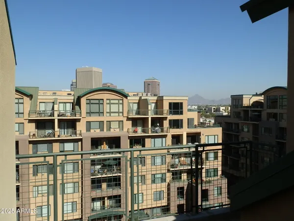 a front view of a building