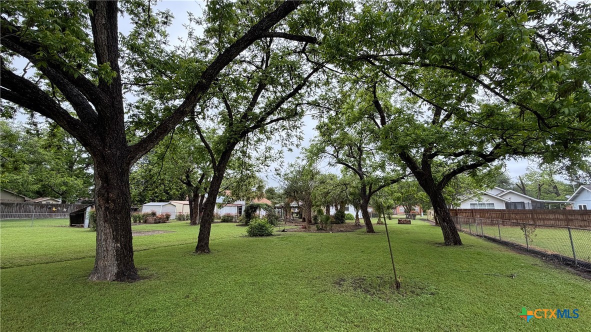 701 East 10th Street Cameron, TX 76520 - Photo 14 of 19 a view of a backyard with large trees