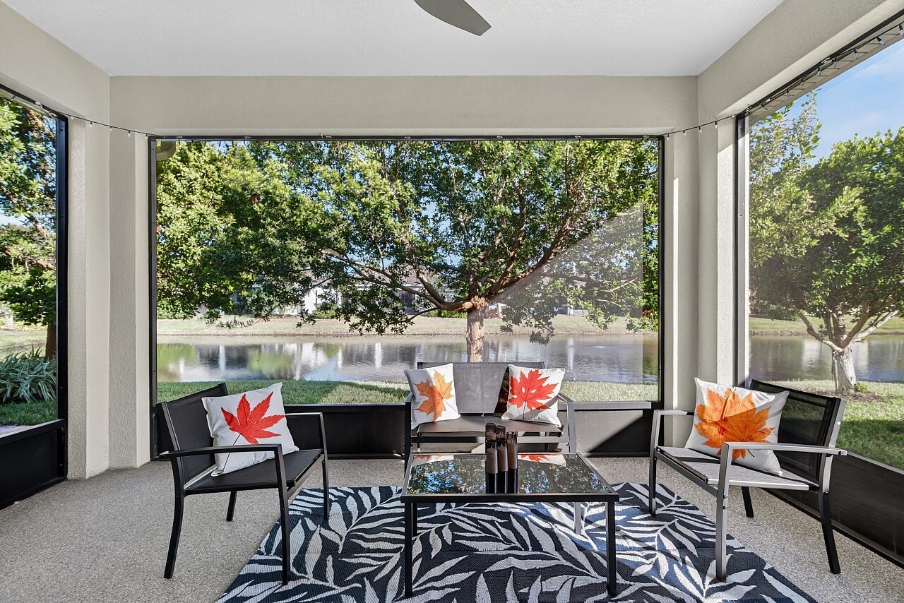 313 Sandcrest Circle Sebastian, FL 32958 - Photo 3 of 42 a outdoor living space with furniture and garden view