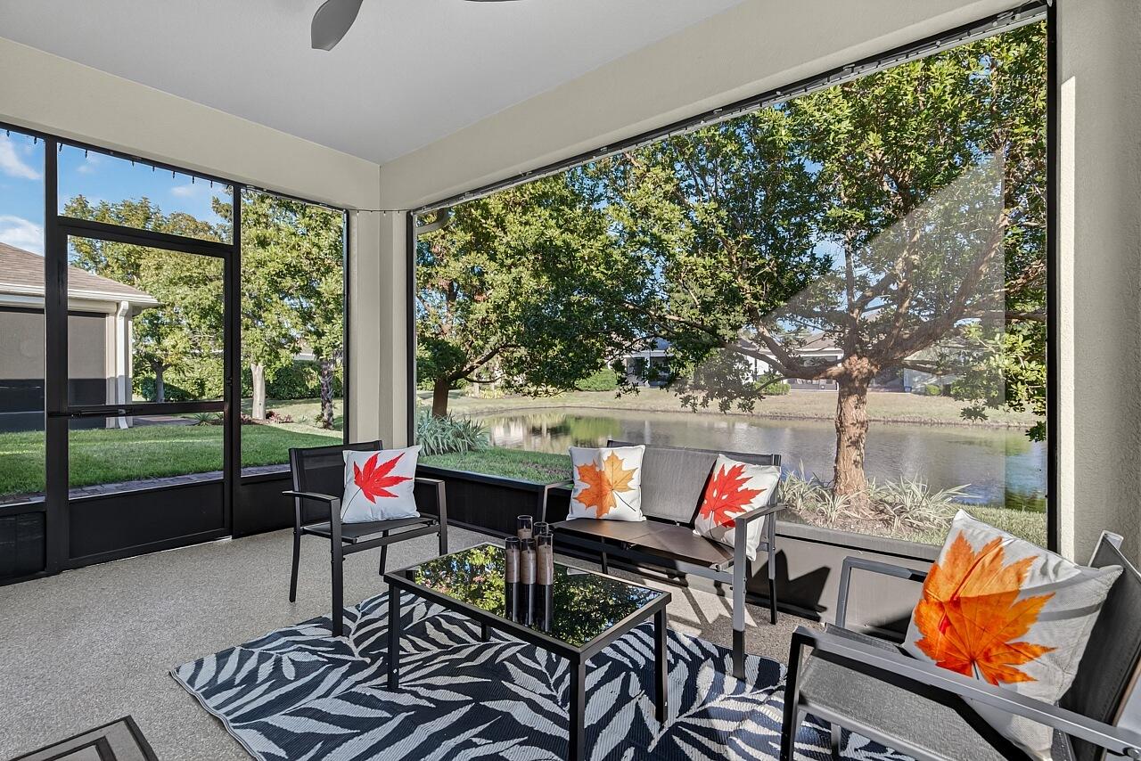 313 Sandcrest Circle Sebastian, FL 32958 - Photo 33 of 42 a outdoor living space with patio furniture and a potted plants