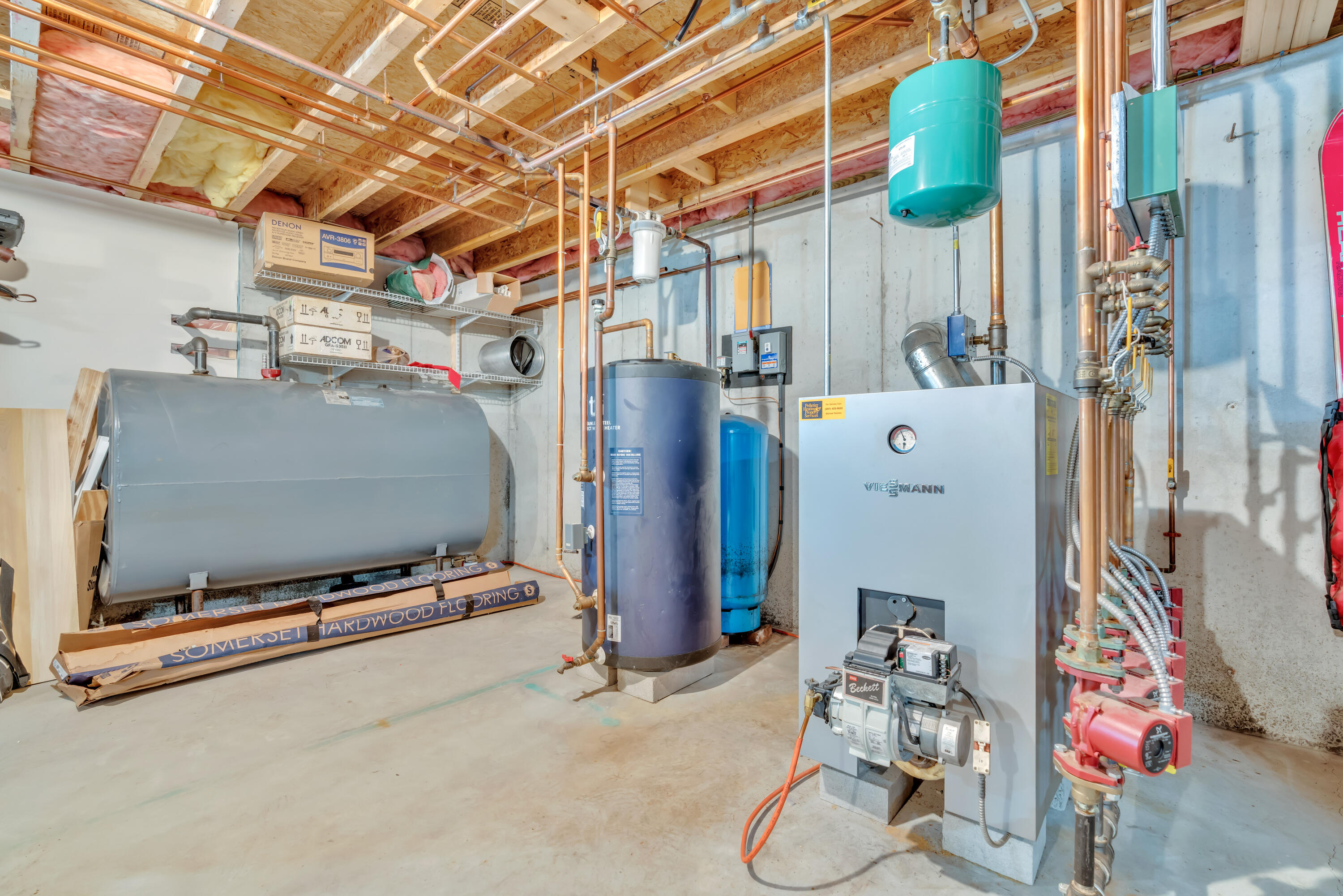 130 Natanis Ridge Circle Wells, ME 04090 - Photo 41 of 51 Basement furnace area