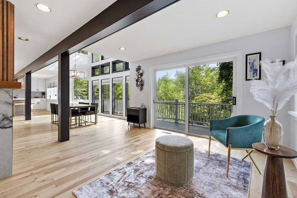 7 Birch Hill Road Pepperell, MA 01463 - Photo 10 of 42 a outdoor space with furniture and wooden floor
