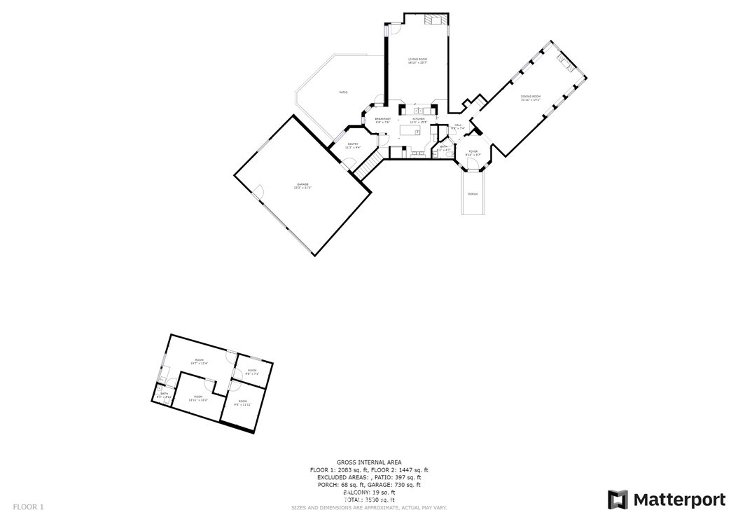 21632 High Rock Road Monroe, WA 98272 - Photo 34 of 40 a picture of floor plan
