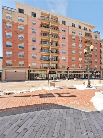 a view of a tall building