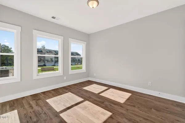 a view of wooden floor