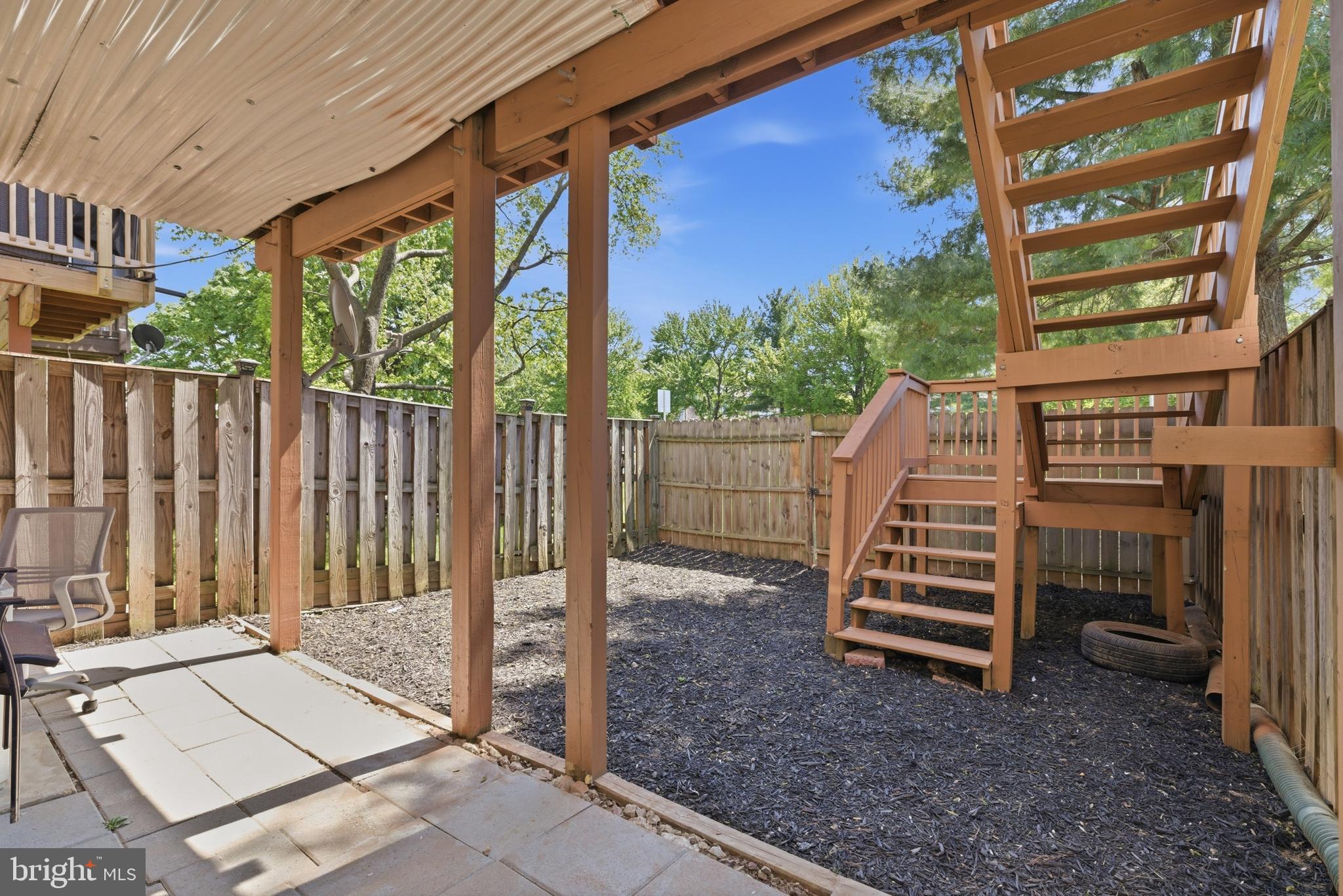 7635 Monitor Court Manassas, VA 20109 - Photo 36 of 46 a view of a patio with a table and chairs