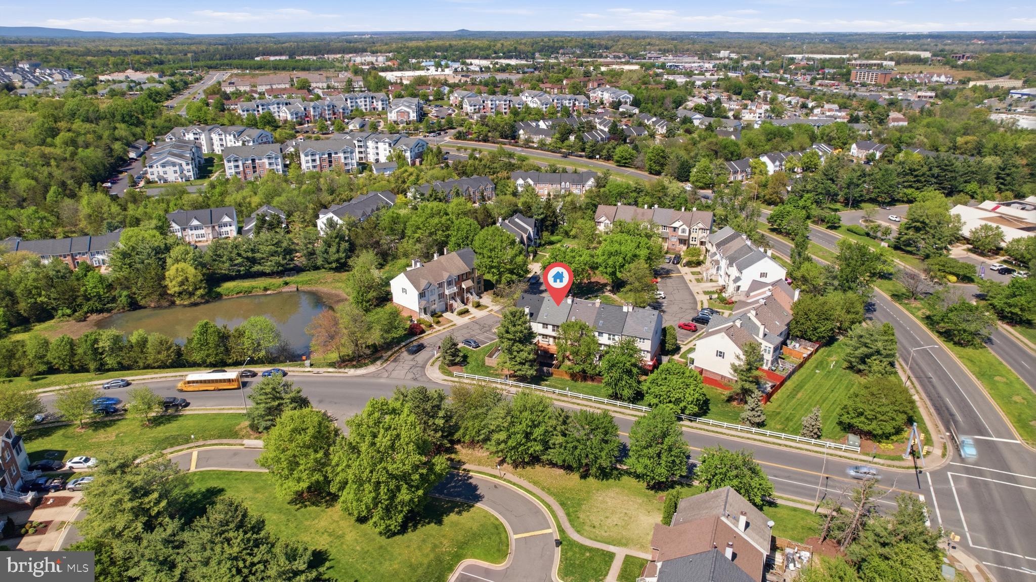 7635 Monitor Court Manassas, VA 20109 - Photo 42 of 46 an aerial view of residential houses with outdoor space and trees