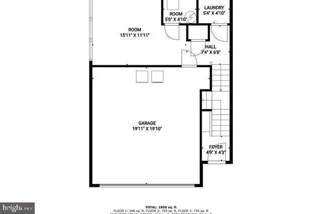 7175 Water Oak Road, Unit 236 Elkridge, MD 21075 - Photo 23 of 26 Floor Plan