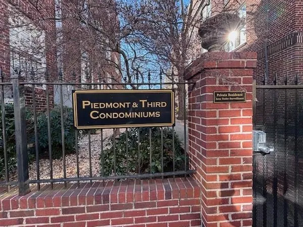 a sign on the side of a building