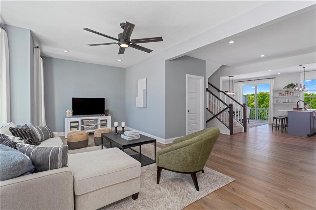 111 Affinity Drive Harmony, PA 16037 - Photo 4 of 16 a living room with furniture and a flat screen tv