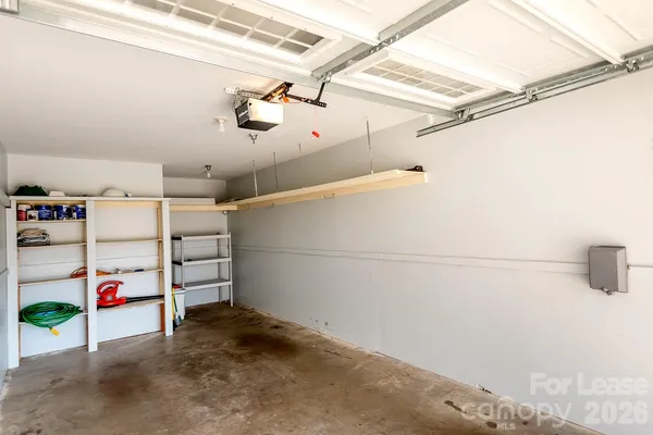 a view of storage and utility room