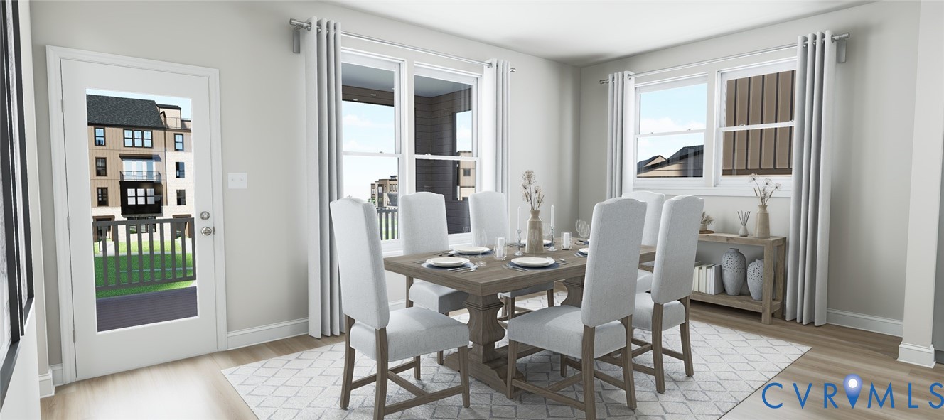 16041 Aspect Way Midlothian, VA 23113 - Photo 15 of 39 a view of a dining room with furniture and a window
