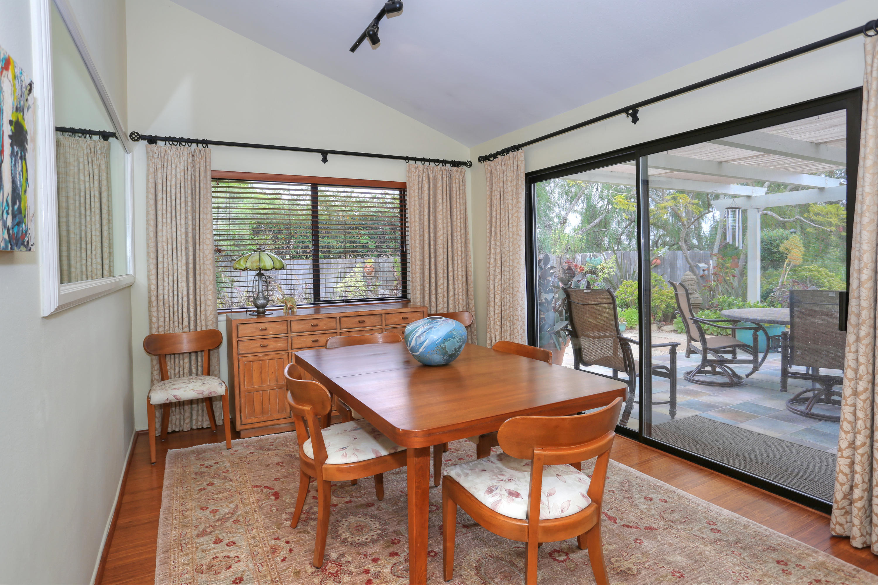 3881 Nathan Road Santa Barbara, CA 93110 - Photo 4 of 12 a view of a dining room with furniture window and outside view