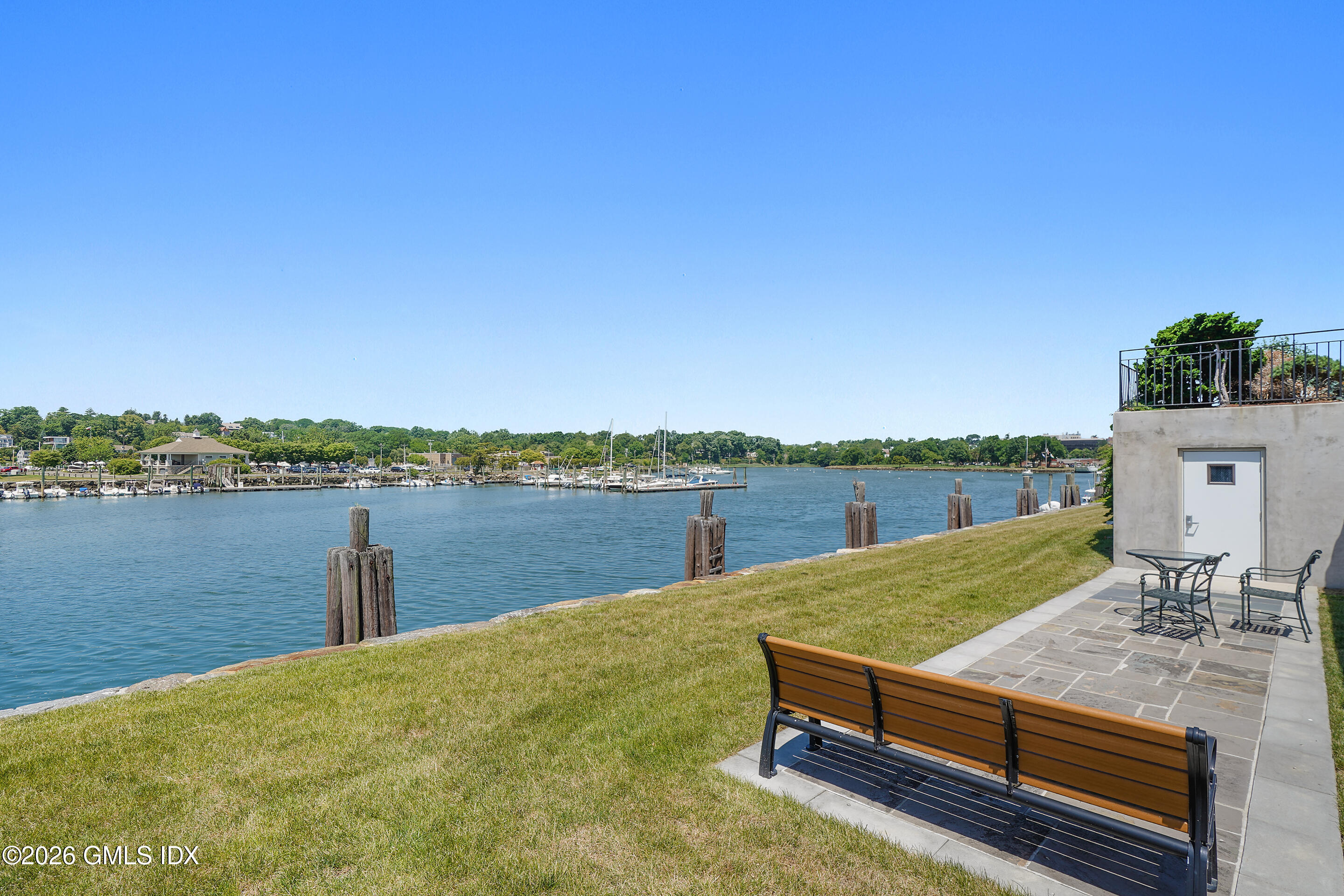 630 Steamboat Road, Unit 3E Greenwich, CT 06830 - Photo 23 of 24 rear waterfront