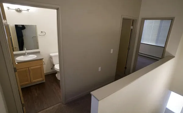 a bathroom with a sink and toilet