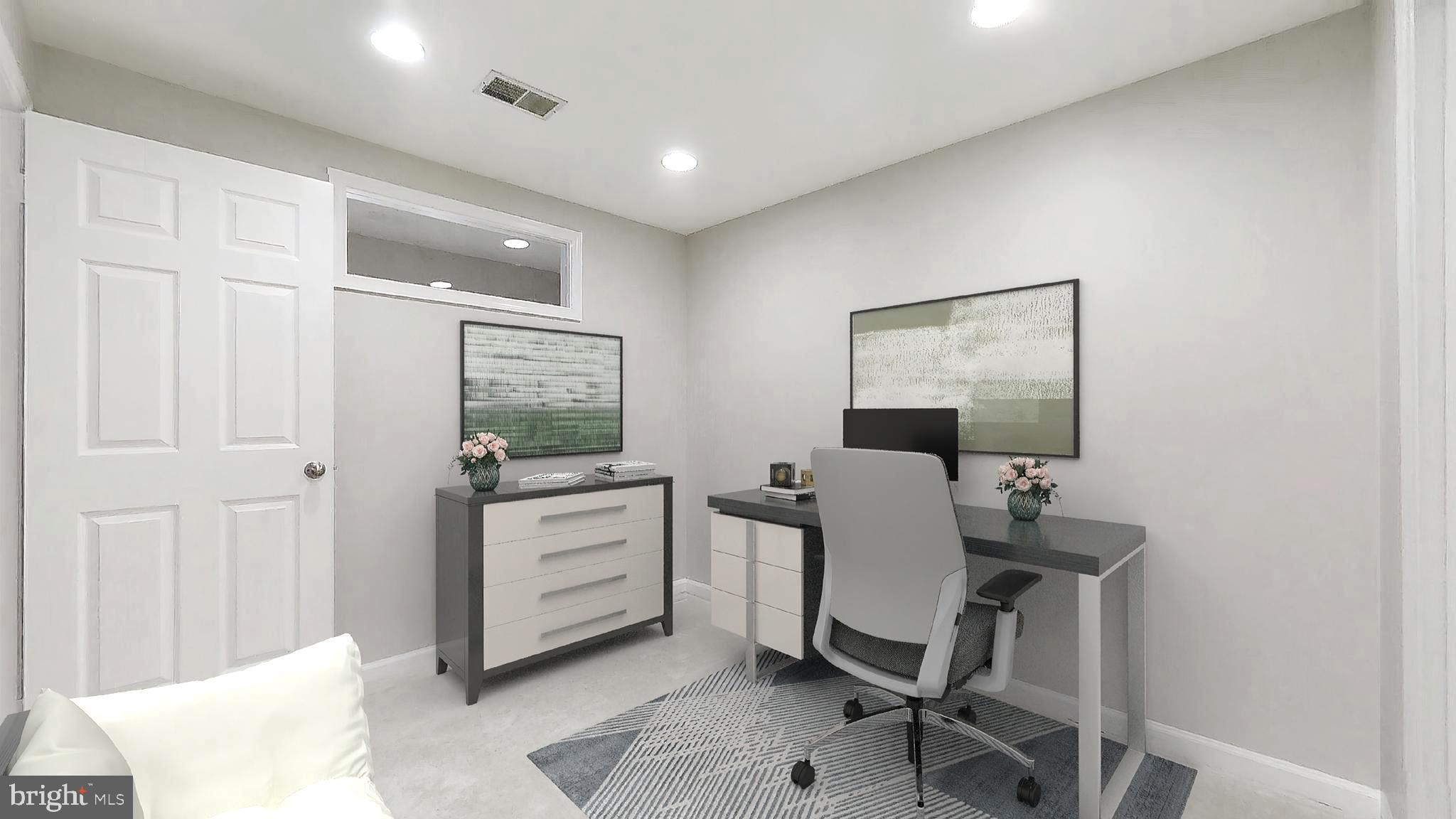 2286 Cartbridge Road Falls Church, VA 22043 - Photo 33 of 41 Lower Level Office/Study-Virtually staged