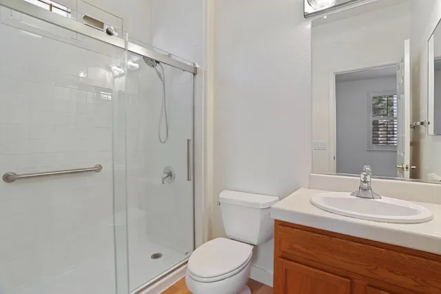 wooden floor in a hall with an entryway