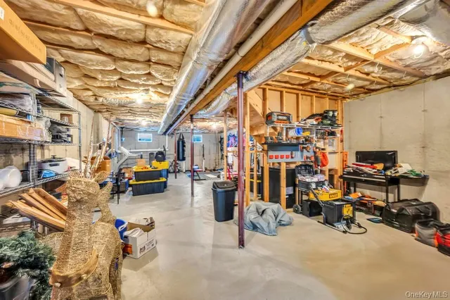 a view of storage and utility room