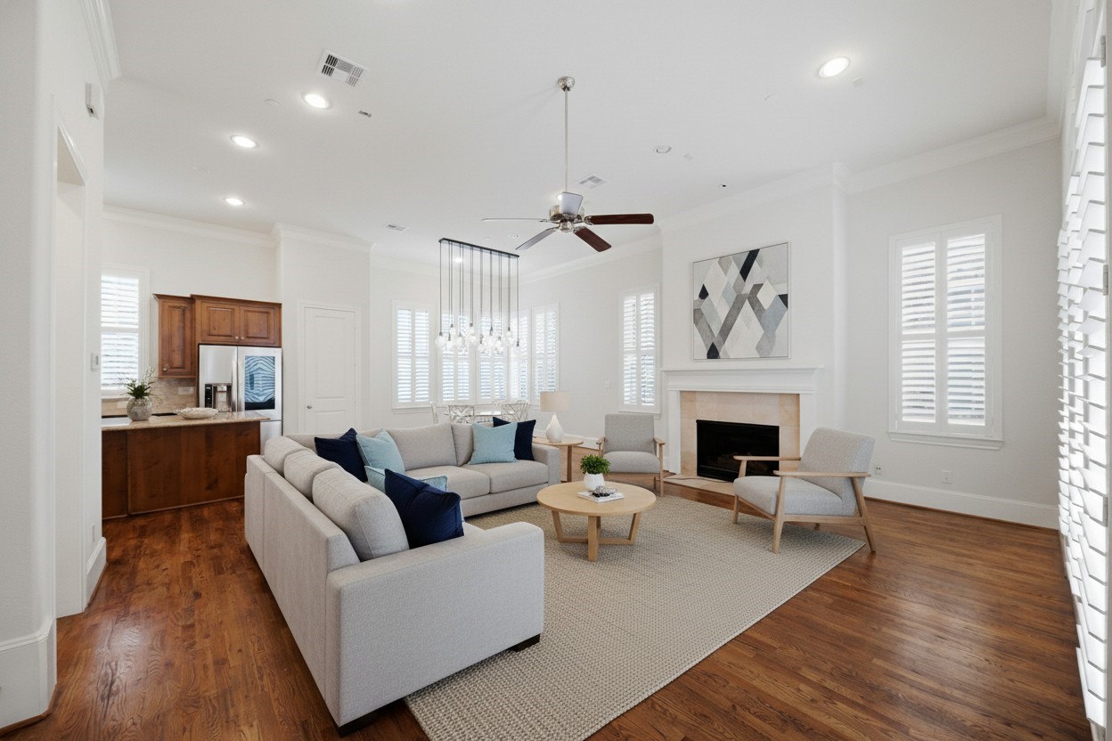 5606 Cohn Terrace Houston, TX 77007 - Photo 13 of 39 a living room with furniture fireplace and window