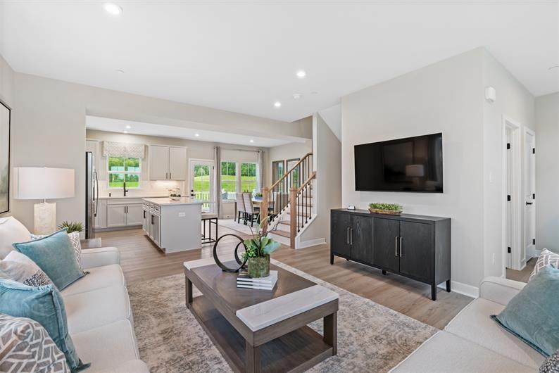 178 Elk Rdg Drive Moon Township, PA 15108 - Photo 17 of 21 a living room with furniture and a flat screen tv