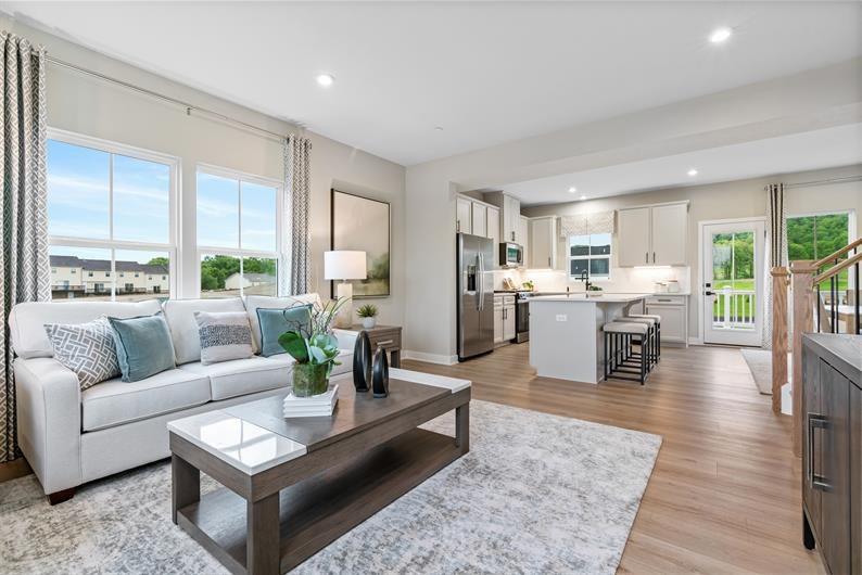178 Elk Rdg Drive Moon Township, PA 15108 - Photo 19 of 21 a living room with furniture wooden floor and a large window